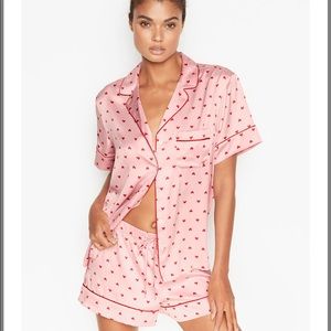 NEW SATIN PJ SHORT SET ❤️